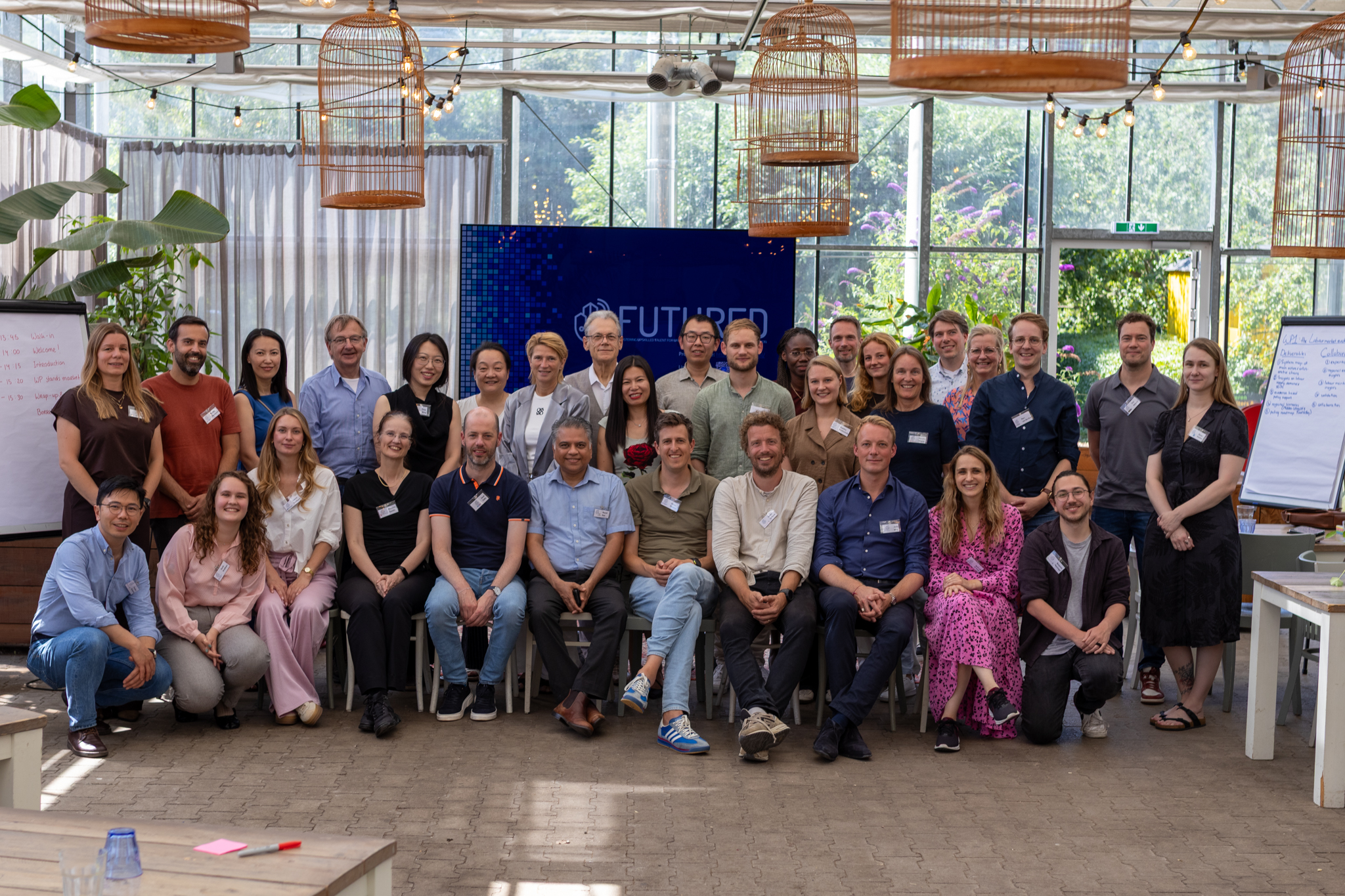 Onderzoekers en maatschappelijke partners tijdens de FUTURED kick-off